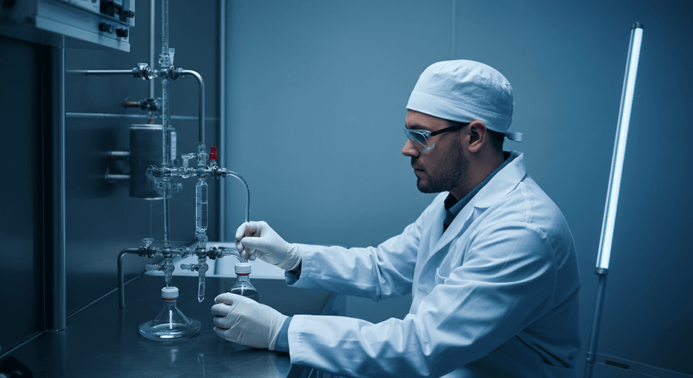 Scientist in lab